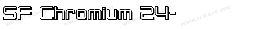 SF Chromium 24字体转换